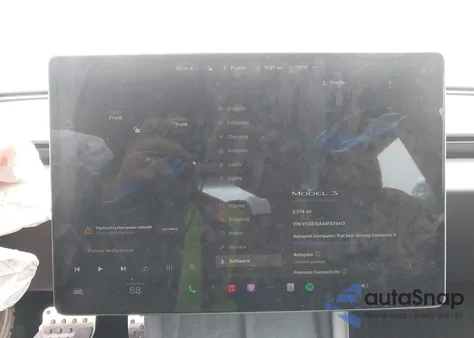 2025 Tesla Model 3 Long Range Rear-Wheel Drive из США, поврежденный, VIN 5YJ3E1EA4SF878413